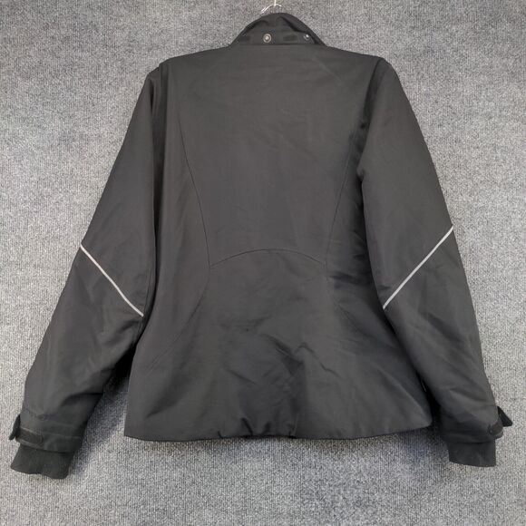 Obermeyer Women's Full Zip Thermore Insulated Ski Jacket Black Size 10 Winter - Picture 7 of 16